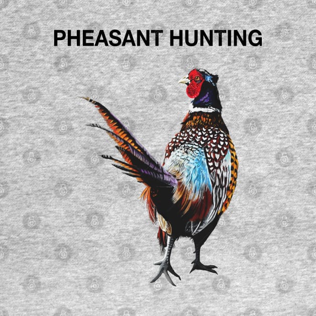 Pheasant hunting - Pheasant shooting - Pheasant hunter by IslesArt